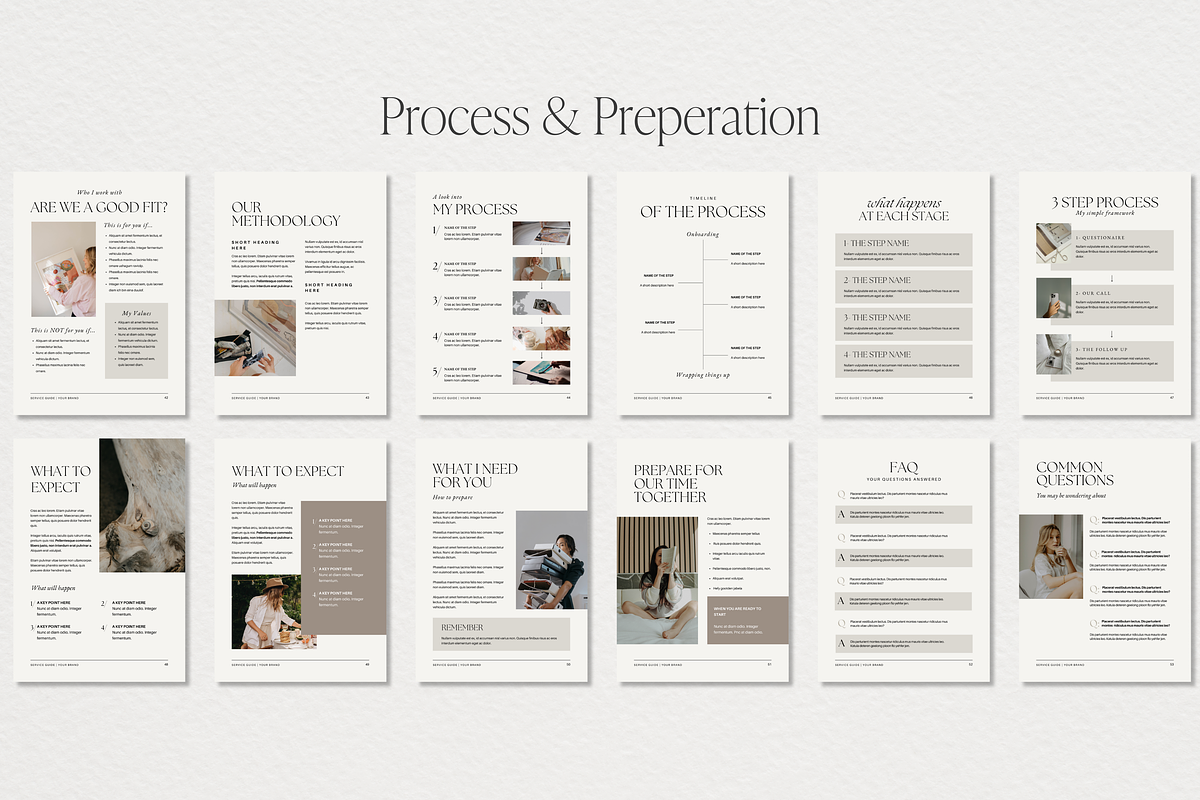 Service and Pricing Guide Template preview 7