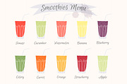 Collection fruit smoothies., a Food Illustration by itiir (Thumbnail 7 of 11)