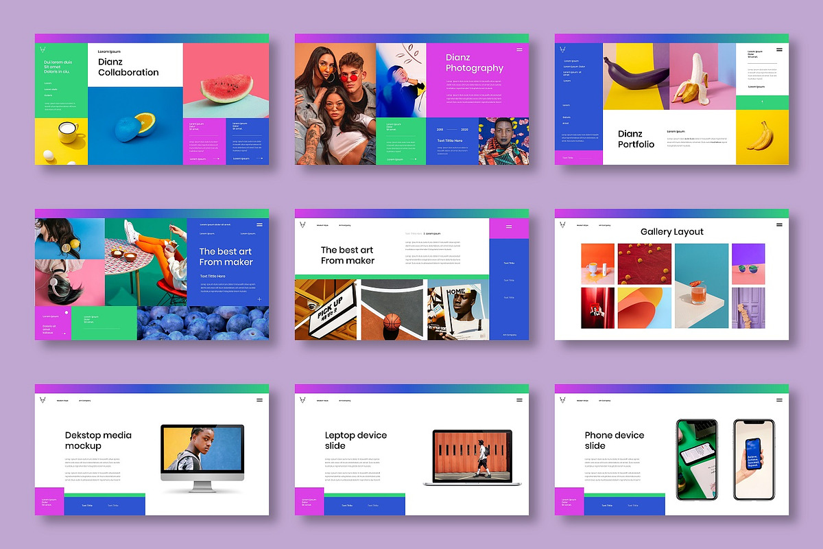 Dianz - Business Google Slide, a Presentation Template by Dens Creative Studio (Photo 4 of 6)