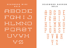 Deadwood - A Monogram Font Family