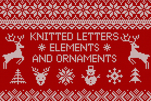 Knitted Letters, Symbols & Ornaments