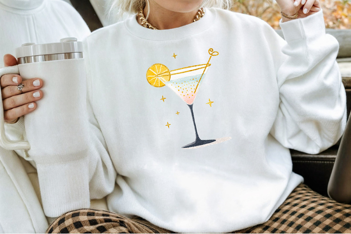 Retro Gold Glitter Happy New Year PN, an Illustration by Sublimation Artist (Photo 4 of 6)