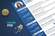 Beautiful Design Resumes templates, a Resume Template by Graphicalark (Thumbnail 1 of 3)