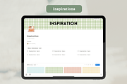Notion artist planner, a Design Template by Petite Zakka Boutique (Thumbnail 3 of 9)