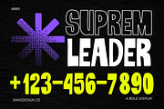 Crassly Capitals Display Font, a Symbol Font by dansdesign (Thumbnail 3 of 9)