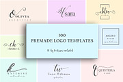 Ichic Premade Logo Templates Pack, a Branding & Logo Template by IsikChic (Thumbnail 1 of 23)