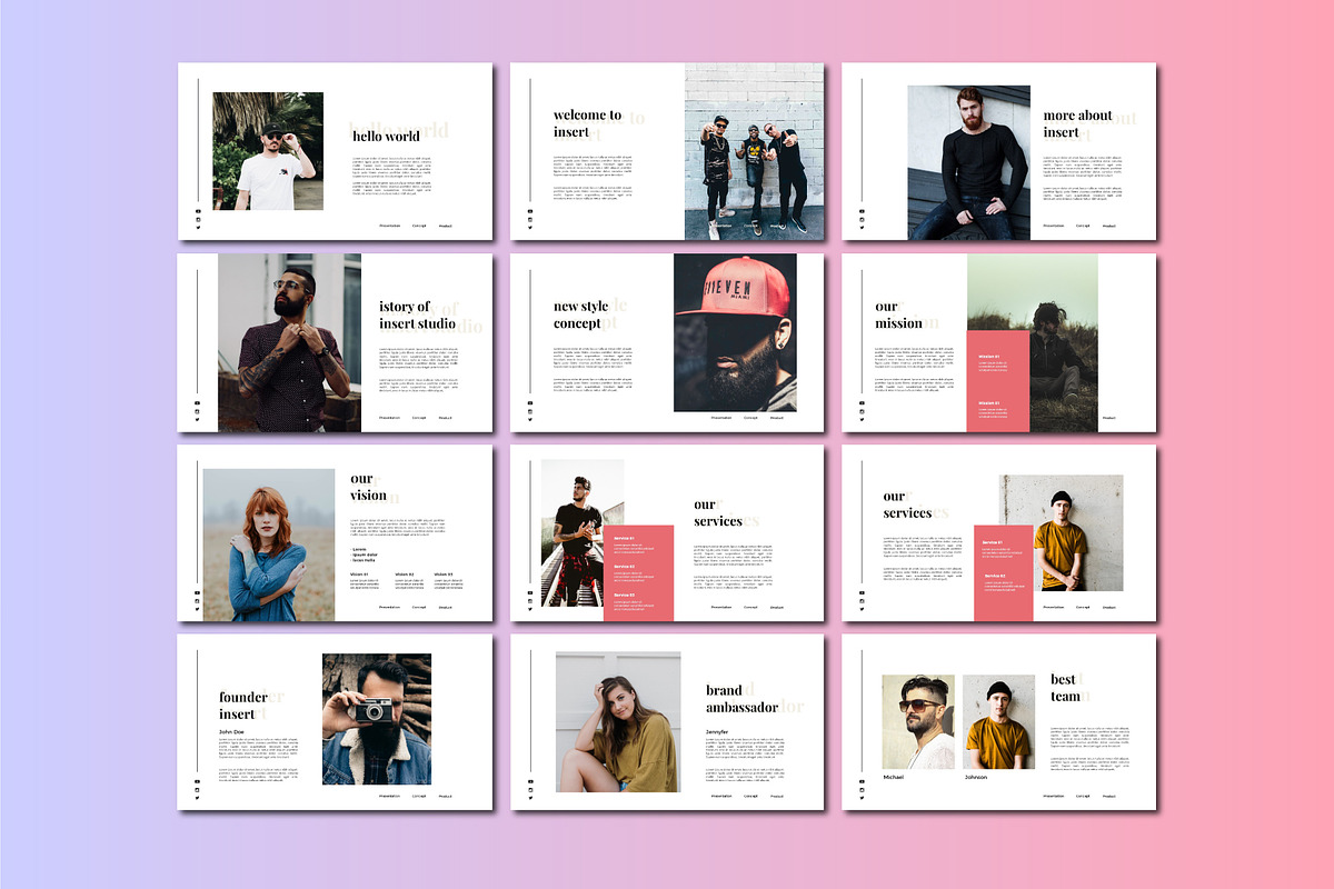 Insert Powerpoint Template, a Presentation Template by GridlineType (Photo 5 of 7)