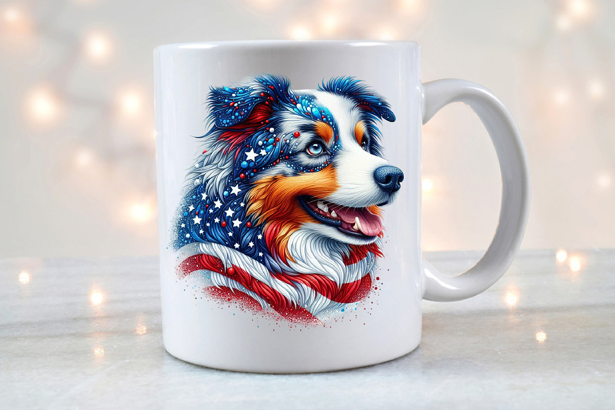 American Dog Patriotic Dog USA, an Illustration by Designworld (Photo 5 of 7)