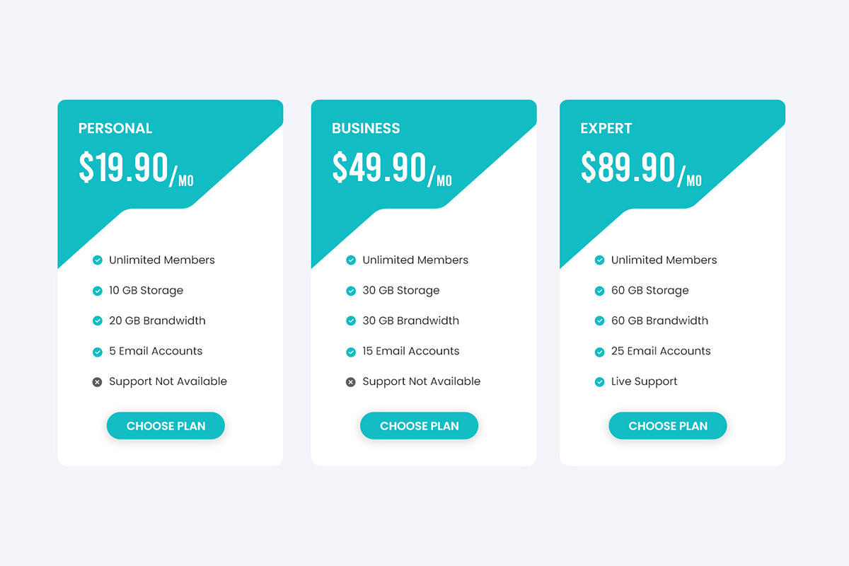 Pricing Table, a Templates & Theme by Youme Techworld (Photo 2 of 3)