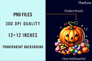 Halloween Pumpkin Watercolor Clipart, an Illustration by SinaCreation (Thumbnail 4 of 5)