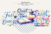 Autumn Coffee & Treats Sublimation, an Illustration by Artnoy (Thumbnail 3 of 8)