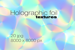 Holographic Foil Textures High Res