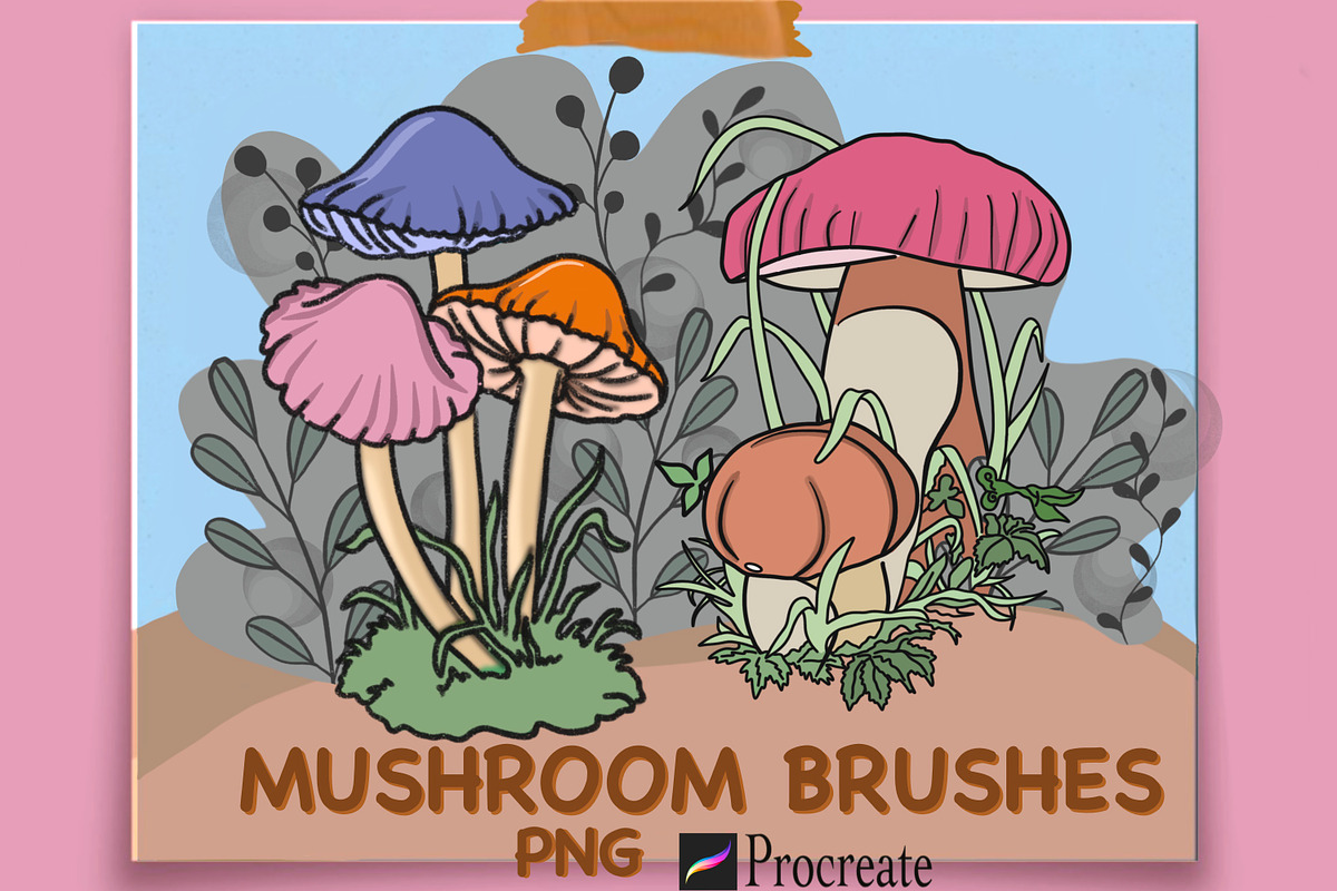 Mushrooms Digital Stamps, a Graphic by Favorites_Art (Photo 1 of 15)