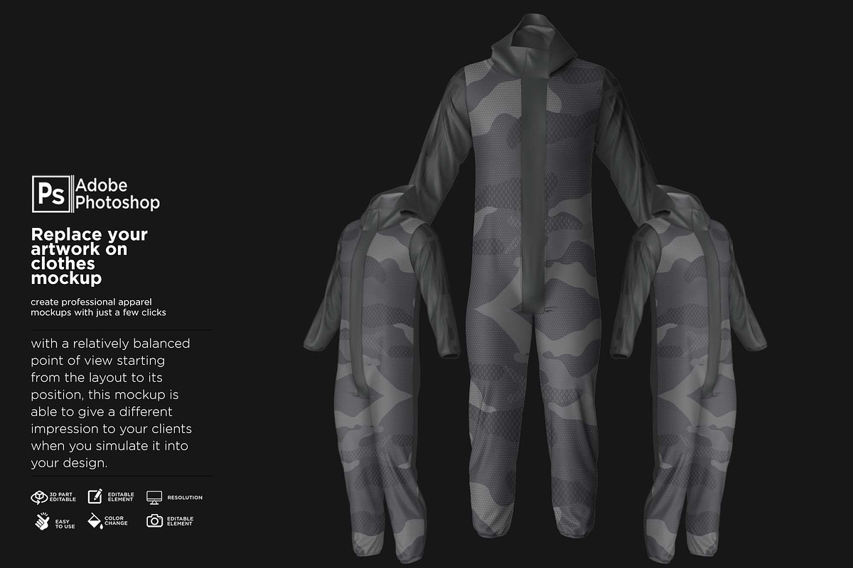 Hoodie Jumper Wearpack Mockup, a Hoody Mockup by Nanggroe Scripting (Photo 2 of 9)