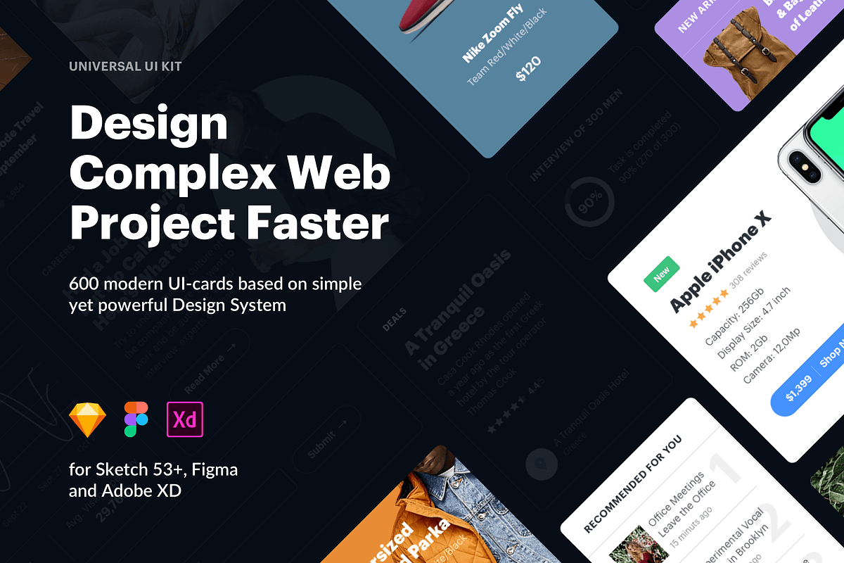 Universal UI Kit, an UI Kit Template by Forpeople (Photo 1 of 6)
