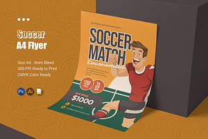 Soccer Tournament Flyer, a Flyer Template by Esensifiksi.studio