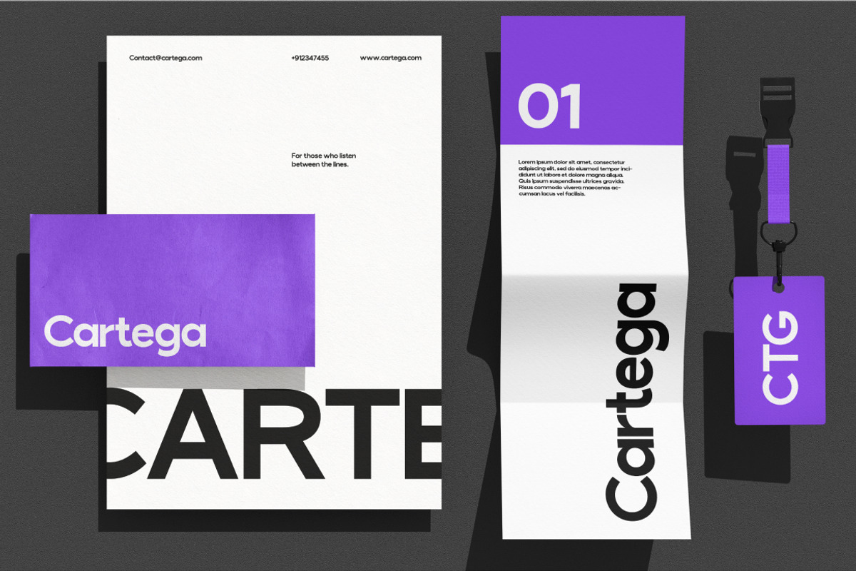 Cartega Modern Sans Serif Font, a Sans Serif Font by Rasio Studio (Photo 7 of 7)