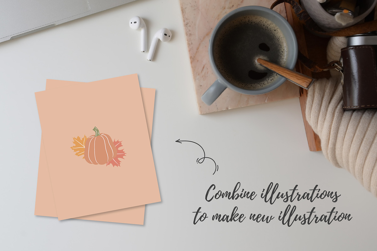 Pumpkin Season |vector illustrations, an Illustration by Wander Designs (Photo 3 of 8)