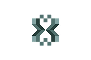modern letter X house logo, a Branding & Logo Template by Rasagama Studio
