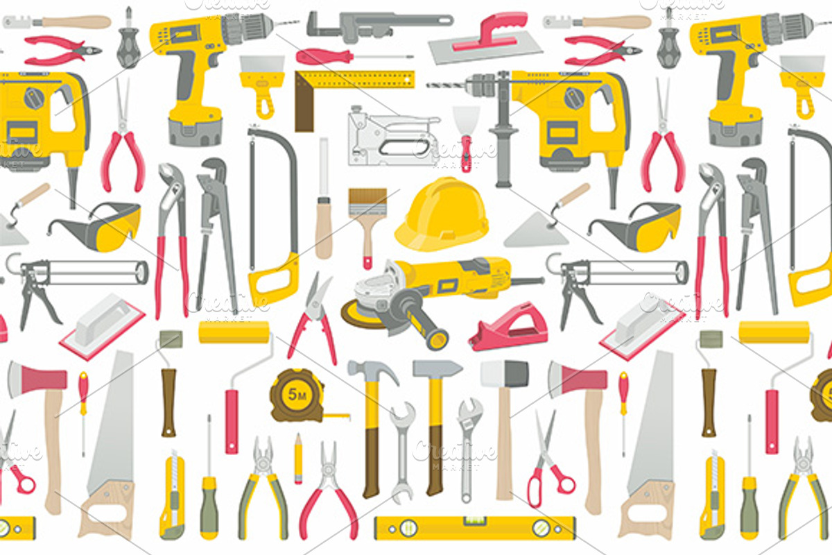 Tools set, a Background Graphic by Volyk (Photo 1 of 2)