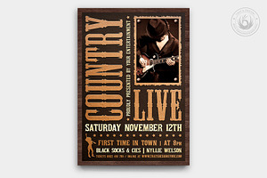 Country Music Flyer Template V5