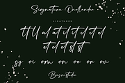 Signatura Onellander Handwritten, a Handwritten Font by Basnistudio (Thumbnail 12 of 14)