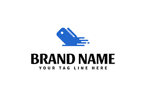 Wallet fast move logo design, an Object Graphic by nicemorning