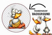 Whimsical Geese Clipart, an Illustration by Libby Wishes (Thumbnail 2 of 7)