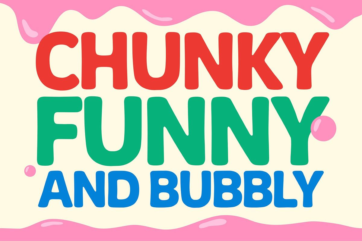 Gumbloo, a Sans Serif Font by graphicook (Photo 2 of 10)