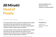 Human - Resume and Cover Letter, a Resume Template by Sleeper Labs (Thumbnail 4 of 5)