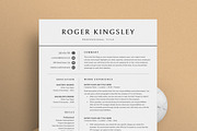 Resume/CV - The Roger, a Resume Template by CreativeLandStudio (Thumbnail 2 of 9)