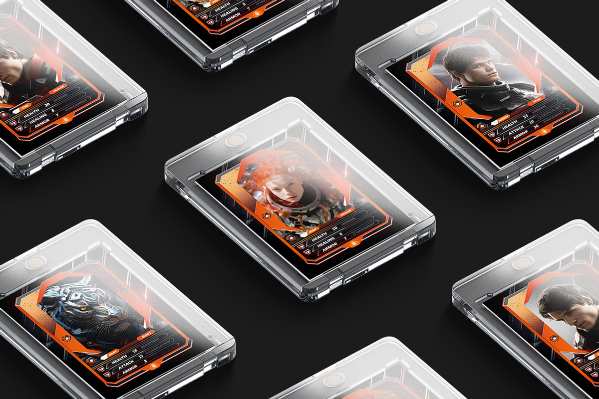Trading Card Mockups, a Merchandise Mockup by rebrandy (Photo 4 of 12)