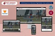 Football Sports Equipment Elementor, a WordPress Template by HasnainDEV (Thumbnail 1 of 5)