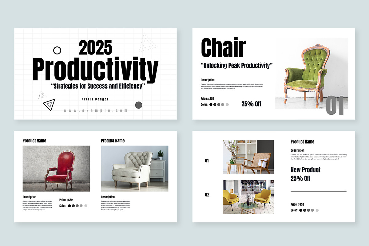 Productivity Presentation Layout, a Presentation Template by ContestDesign (Photo 2 of 5)