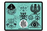 Bundle Prison&CriminalTattoos-Stamps, a Brush Add-On by LA Studio Sthlm (Thumbnail 6 of 13)