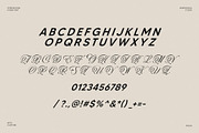 One Step More Modern and Calligraphy, a Sans Serif Font by Graphicxell (Thumbnail 10 of 10)