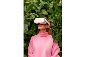 Woman Experiencing Virtual Reality, a Technology Photo by Lermont51