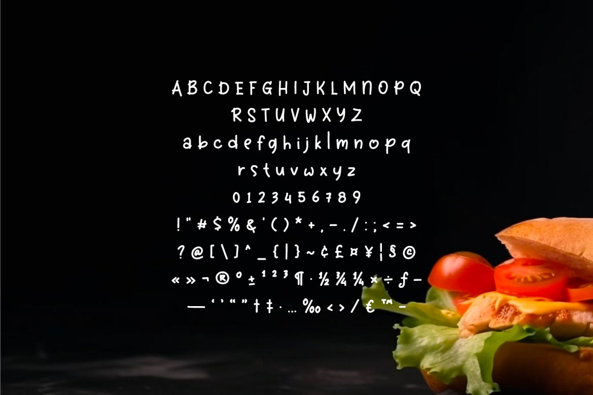 Sandwich Eater - Funny Playful Font, a Handwritten Font by Mightyfire (Photo 4 of 4)