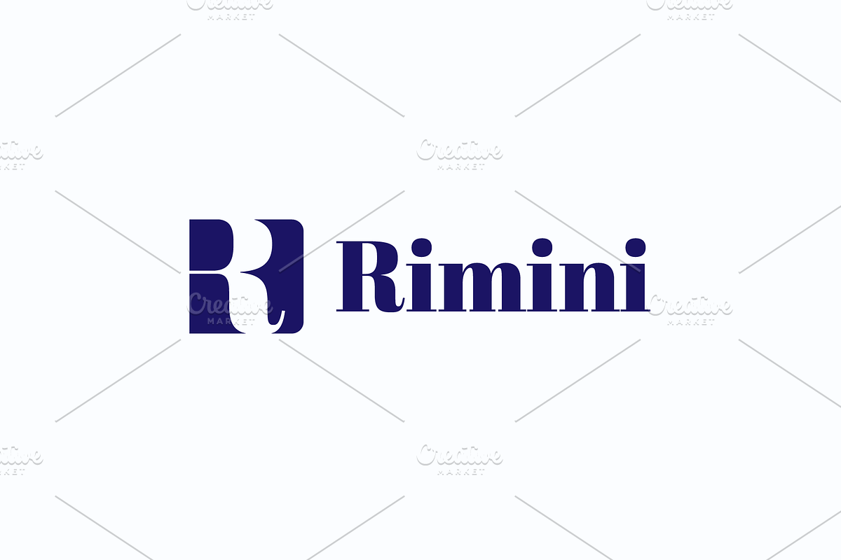 Slab serif R logo, a Branding & Logo Template by MuzaInspires (Photo 2 of 3)