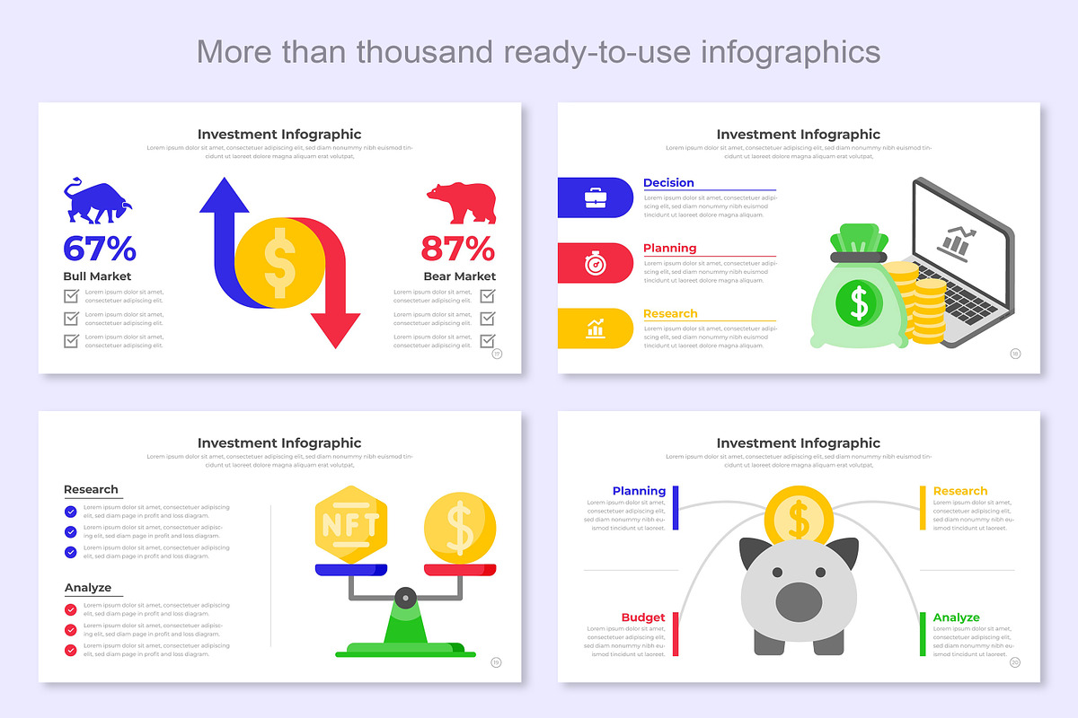 Investment Infographic Apple Keynote