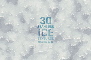 30 Seamless Ice Textures