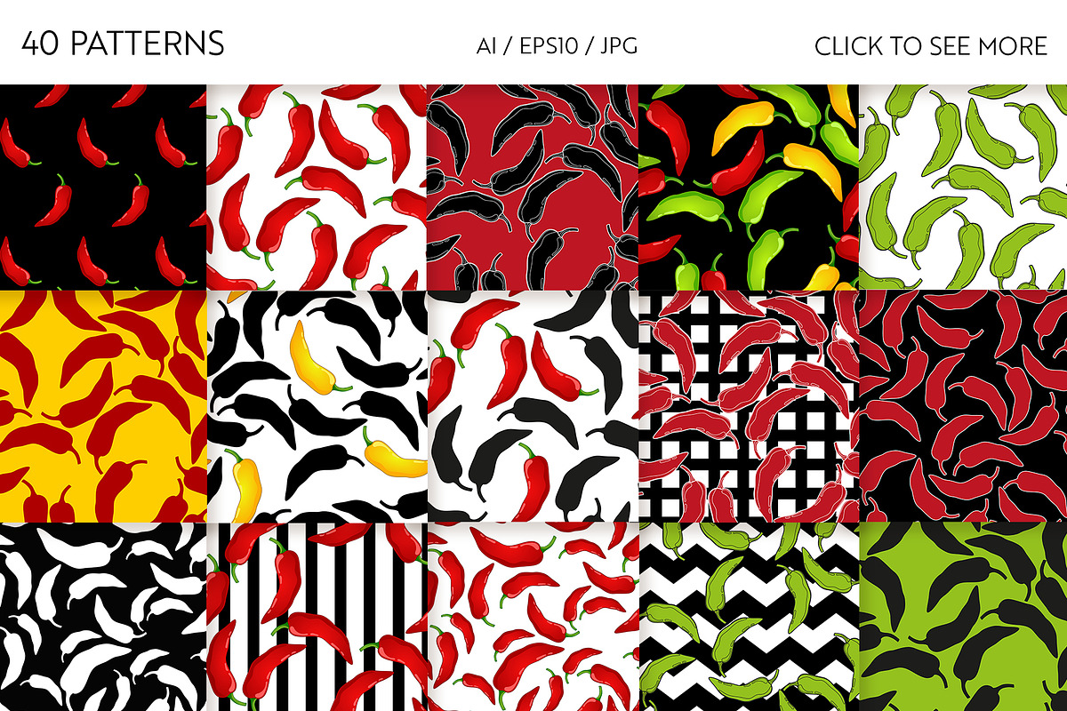 Autumn Pepper | Seamless Patterns, a Pattern Graphic by Kandella's Art (Photo 3 of 7)