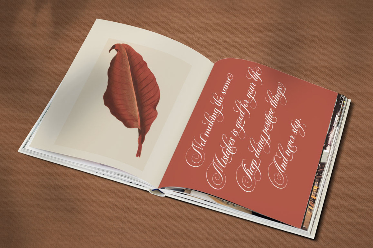 Brongham Script, a Script Font by Has_rizal (Photo 7 of 13)