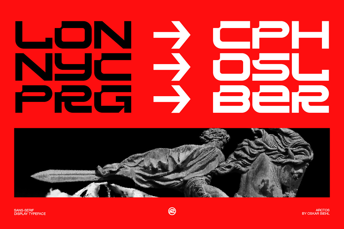 ARCTOS - Display Font, a Sans Serif Font by Oskar Biehl (Photo 7 of 11)