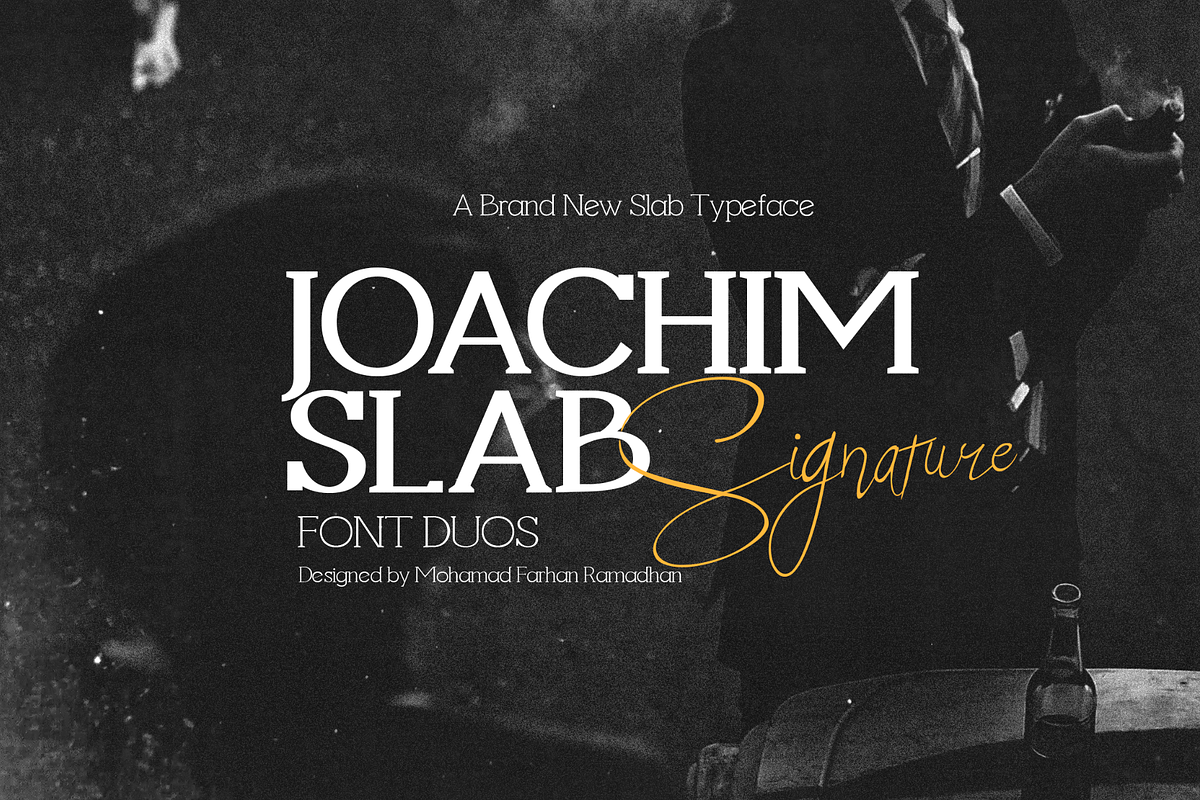 Joachim Slab - Elegant Font Duos, a Slab Serif Font by Mofr 24 (Photo 2 of 20)