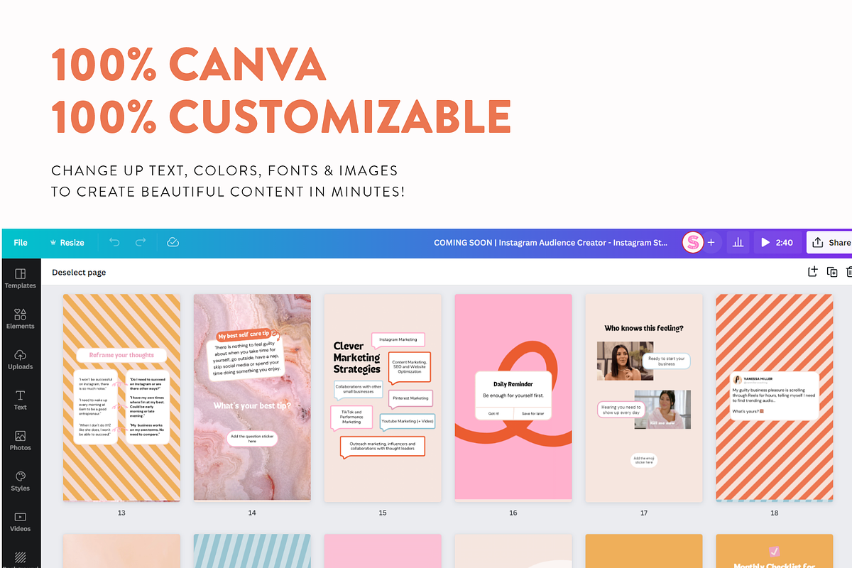 Instagram Audience Creator Posts, a Social Media Template by My Social Boutique (Photo 7 of 8)