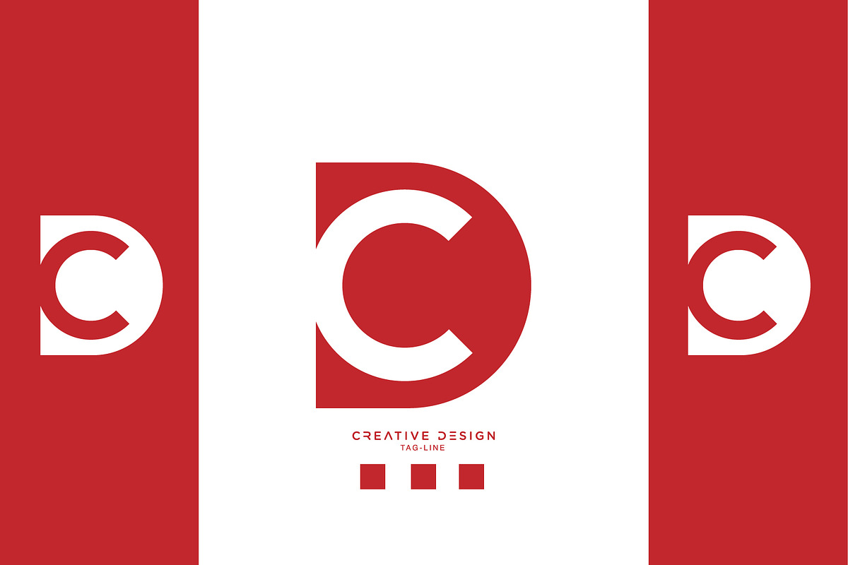 DC or CD Logo Monogram, a Branding & Logo Template by design_proleague