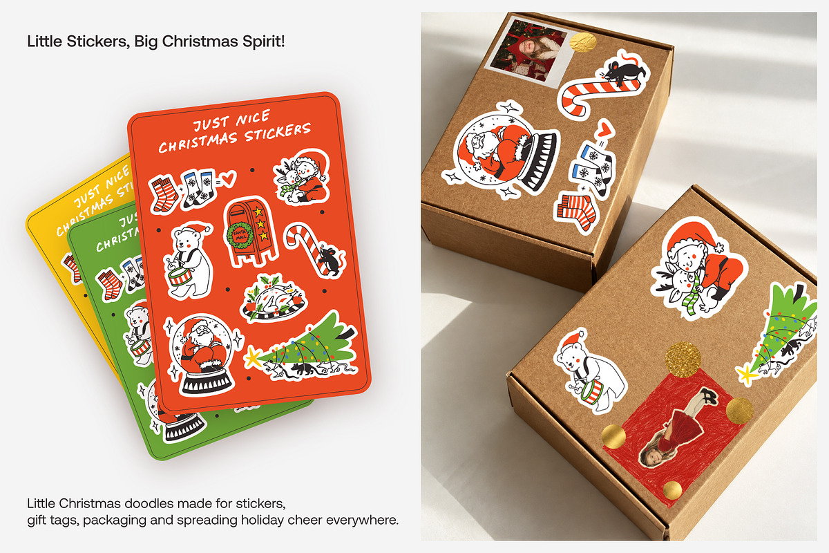 Just Nice Christmas Doodles, a Seasonal Illustration by Olly Kava (Photo 5 of 12)
