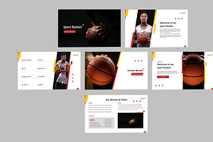 Sport Basket - Power Point Template