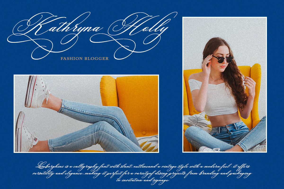 Lamborghini Script, a Script Font by Has_rizal (Photo 11 of 13)